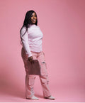 Long Sleeve T-Shirt- Pink