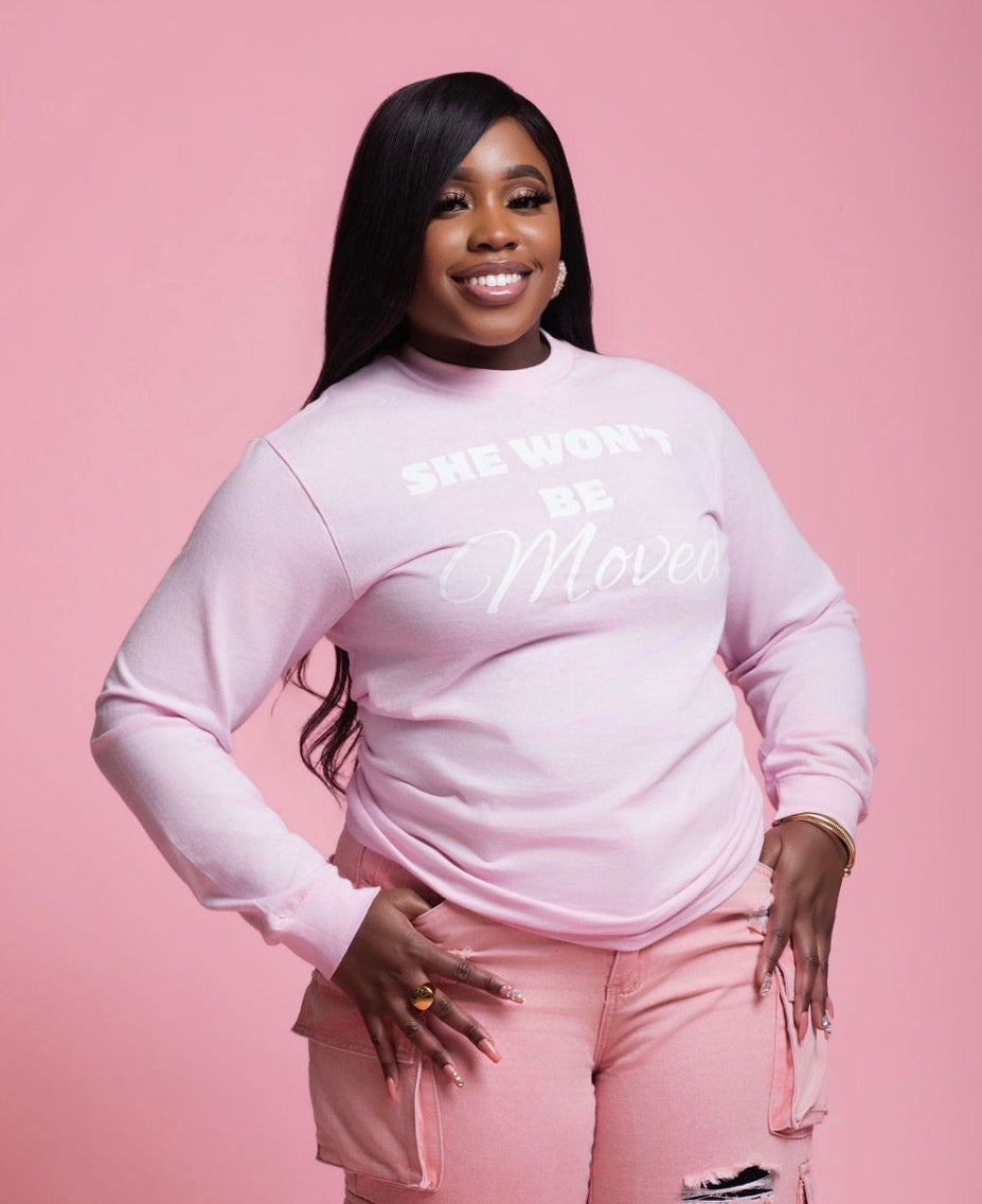Long Sleeve T-Shirt- Pink